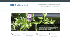 Desktop Screenshot of ibat-online.de